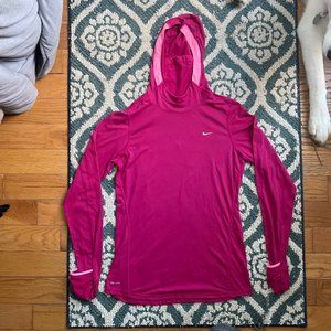 Long Sleeve NIKE Running Dri-Fit thin hoodie
